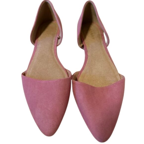 Old Navy Faux Suede Pink Flats - 8.5 - Picture 2 of 3